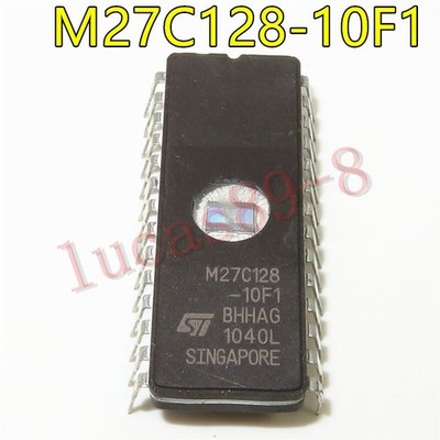 10PCS M27C128-10F1 IC DIP-28 128K EPROM M27C128 28pin *kk