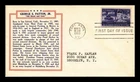Dr Jim Stamps George S Patton Jr First Day Of Issue Cover Von Ohlen Cachet