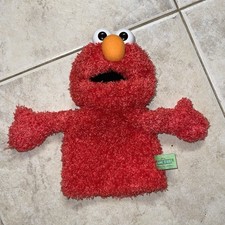 Vintage Y2K Sesame Street Elmo Hand Puppet With Arms 2003 Gund
