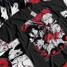 Chainsaw Man T-Shirt Denji Power Chainsaw Man Horror Anime CSM Shirt All Size