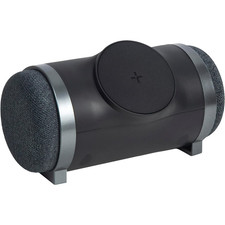 NEW TYLT MagBoom MagSafe Wireless Magnetic 10W Charger Bluetooth Speaker, Black