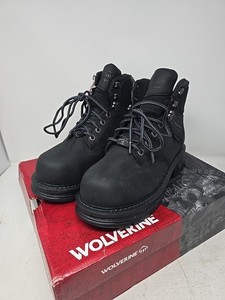 Wolverine Hellcat W04406 Black Leather Waterproof Work‎ Boots Mens 9EW Wolverine Hellcat | eBay main image 4