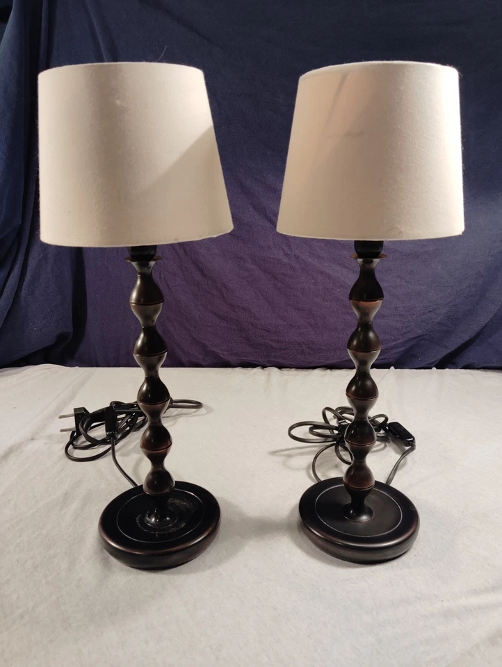 2x Vintage IKEA EKARP Tischleuchte Tischlampe dunkel Kupfer Gesamthöhe - 45cm - Bild 1 von 4