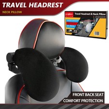1x Car Seat Headrest Pillow Head Neck Support Rest Cushion Travel Sleeping Kids