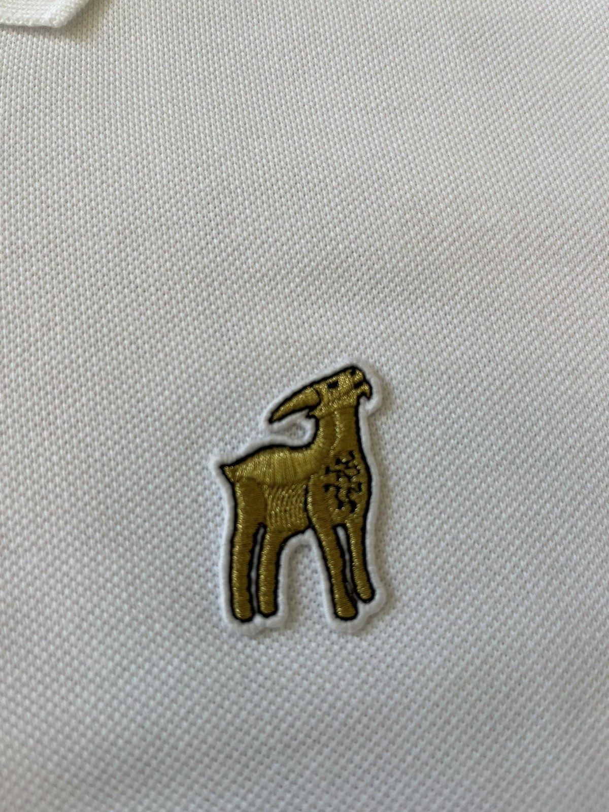 Lacoste Djokovic The GOAT 1 of 100 (65) Limited Edition Gold Polo Shirt (Large) image 3