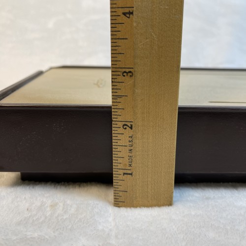Vintage CUTCO 17" Knife Holder Beige & Brown Plastic 5 Slots Wall Mount READ - Picture 11 of 13