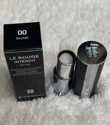 GIVENCHY BEAUTY 24H Le Rouge Interdit Baume 00 New in box Full Size 3.4g .12oz