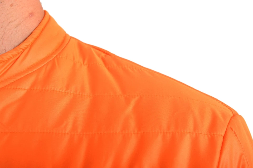 Just Cavalli 男式橙色全拉链绝缘轰炸机夹克 US S IT 48 — 第 4/4 张图片