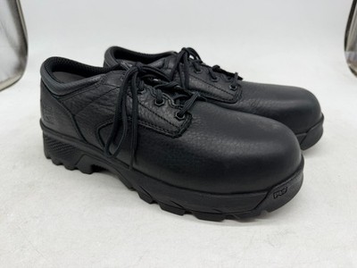 Timberland PRO Titan Ev Oxford Work Shoes Men's Black Leather - 10 WIDE