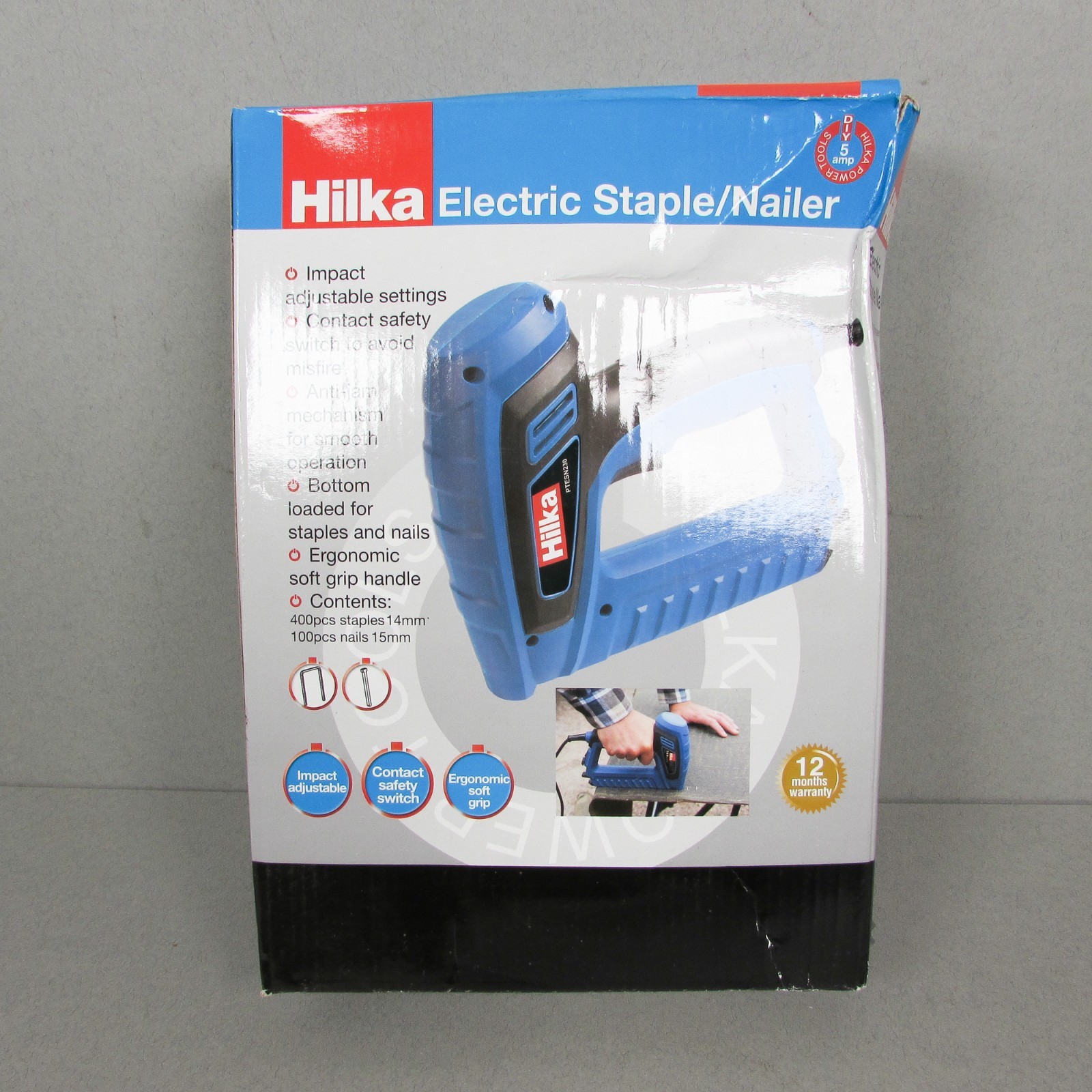 HILKA ELCTRIC STAPLE GUN / NAILER 240V
