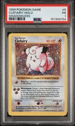 Clefairy 5/102 Base Set Shadowless Holo Rare