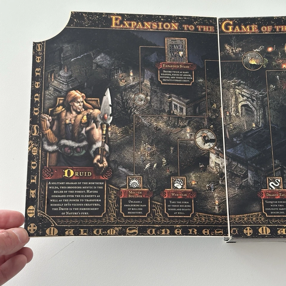 Diablo II 2 Lord of Destruction Expansion Big Box Gatefold PC Game COMPLETE - Image 3 of 4