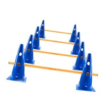 Dog Agility Hurdle Cone Set Equipment Football Training Cones