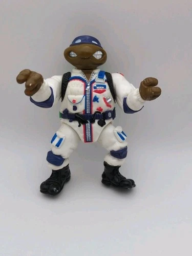 1993 Playmates TMNT Pizza Powered Parachute Don Vintage Figure Only Turtles