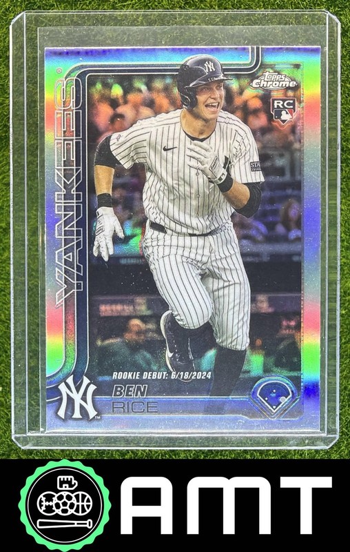 Ben Rice RC 2025 Topps Chrome Update Refractor New York Yankees #USC138