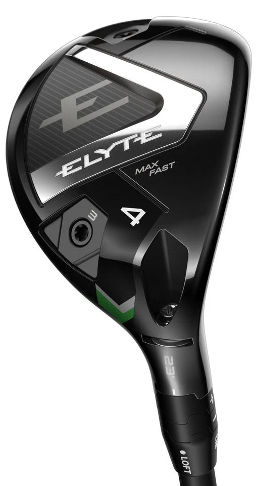 Women Callaway Elyte Max Fast 27* 5H Hybrid Ladies Eldio White/Green 40 Excnt