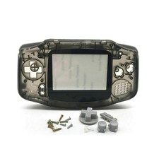 Clear Black Full Housing Replacement Shell Case Button For Gameboy Advance GBA