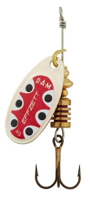 DAM STANDARD SPINNER #3 6G SINKING SILVER BLACK DOT
