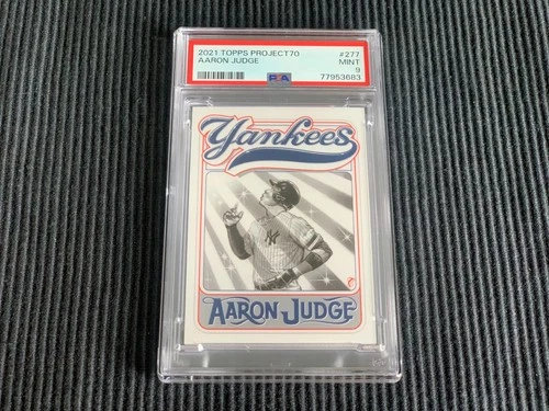 2021 TOPPS PROJECT 70 #277 AARON JUDGE / MISTER CARTOON PSA 9 MINT  YANKEES