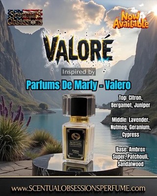Valore by Scentual Obsessions   Parfum Extrait   Inspired by Valero 