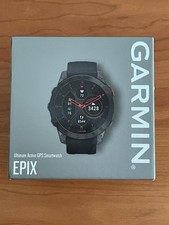 Garmin Epix Sapphire Titanium 47mm AMOLED GPS Multisport Smartwatch Plus