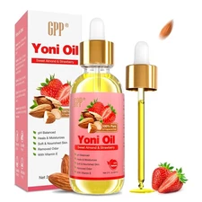 Natural Yoni Oil Wash for Women pH Balance and Wetness, Feminine Oil Vaginal Ing