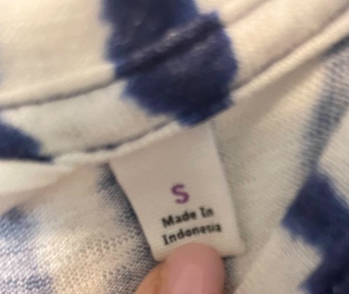 Athleta Blue Tye Dye Tank Size Small - Racerback - Picture 4 of 12
