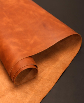 Tiana Full Hide Brown Genuine Leather   Premium Full-Grain Vegetable Tanned