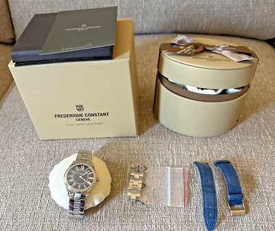 Frédérique Constant With Navy Face & Diamonds Ladies Watch FC-220MN3BD6B