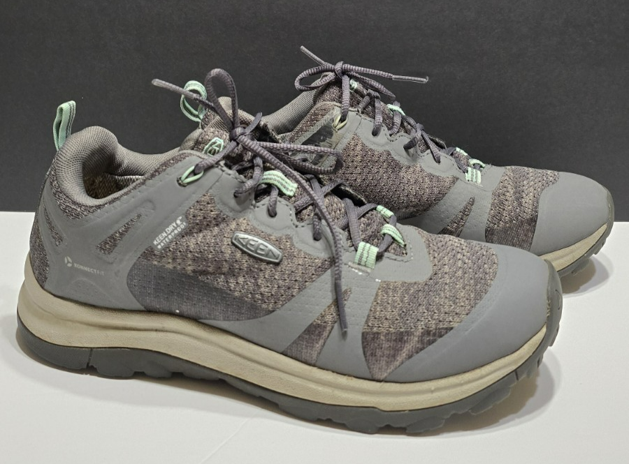Keen Terradora 2 Sneaker da Escursionismo Impermeabili Donna Taglia 8 5 Acciaio Grigio Ocean Wave