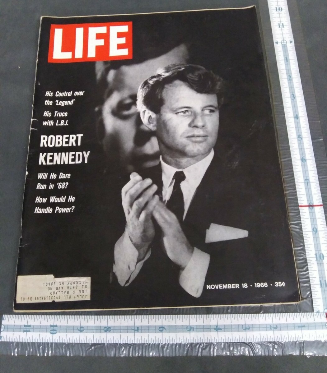 LIFE Magazine Nov 18, 1966 cover story: Robert Kennedy | eBay