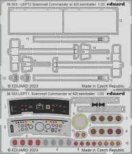 Eduard 1/35 Scammel Commander w/62t Semi-trailer Detail Parts for HobbyBoss