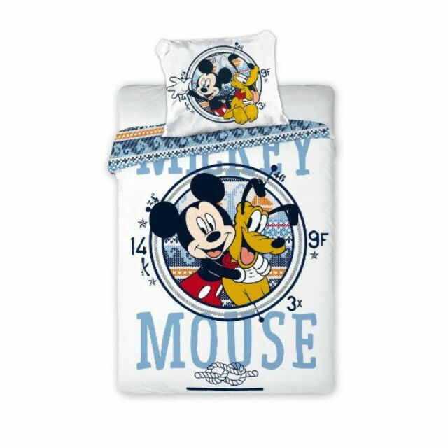 mickey mouse cot bed duvet set