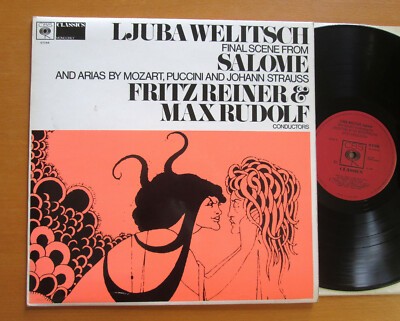 CBS 61088 Ljuba Welitsch Final Scene From Salome etc Reiner Rudolf NEAR MINT