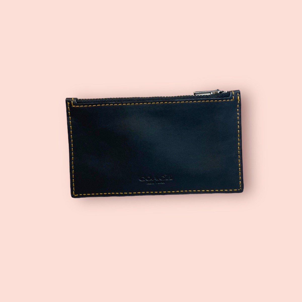 COACH Card Case Wallet Luxury Designer Glovetanned Leather 22879