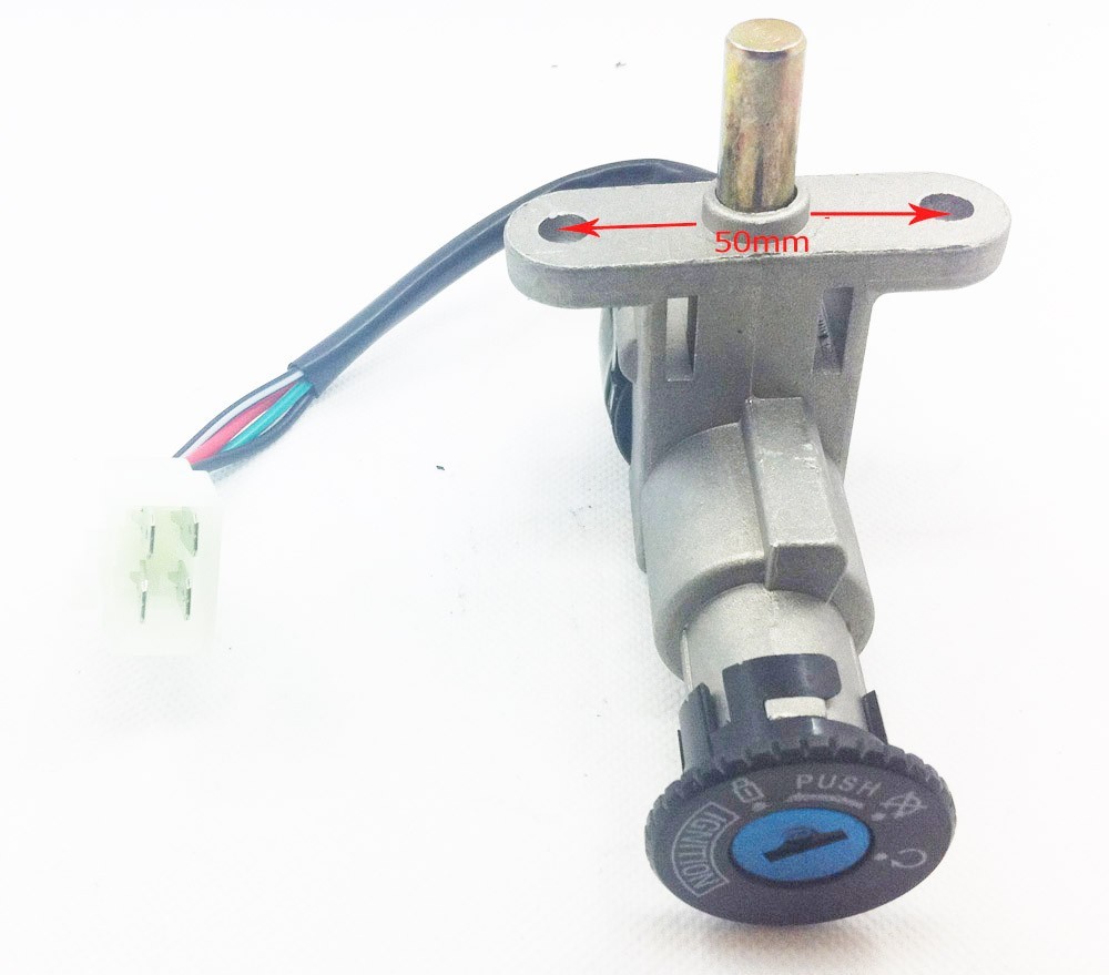 4wireScooter Ignition Switch Key Set 139QMB 50cc GY6 150cc Chinese