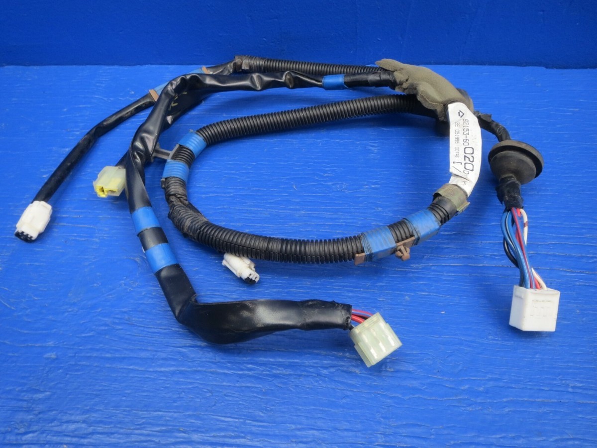 1991-1992 Toyota Land Cruiser Fj80 Left or Right Rear Door Wiring