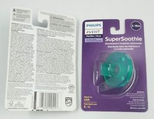 Lot of 2 Avent Super Soothie Pacifier for 3-18M, Hospital Standard Quality