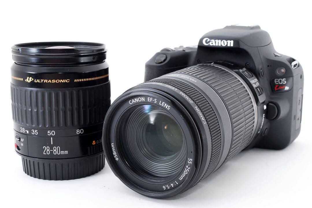 Canon Kiss X9 Digital SLR Camera with Standard & Telephoto Lens
