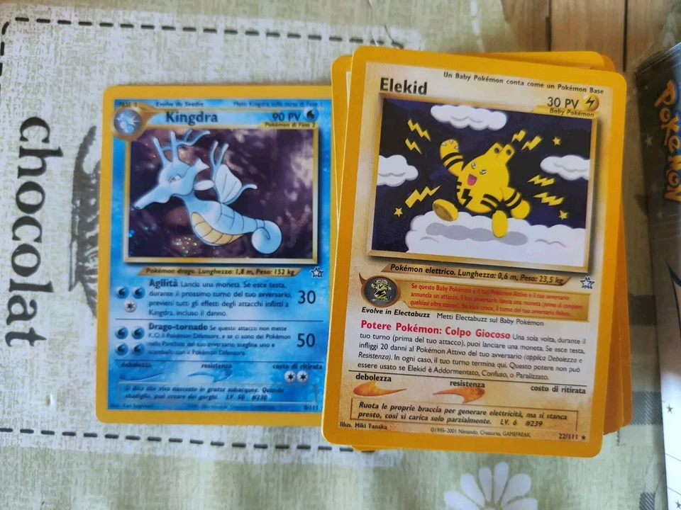 pokemon vintage pack "Fusione a Freddo" Neo Genesis ITA - Immagine 2 di 4