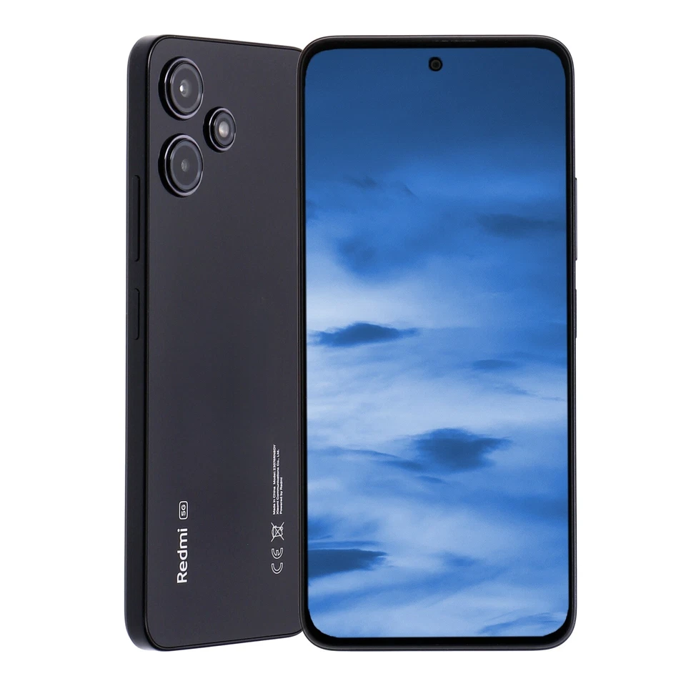 Xiaomi Redmi 12 5G Dual-SIM 128GB Midnight Black Android Smartphone wie neu