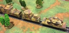 3 WW2 Train Sets with Train Station Combo w/15 tracks 15mm 1/100