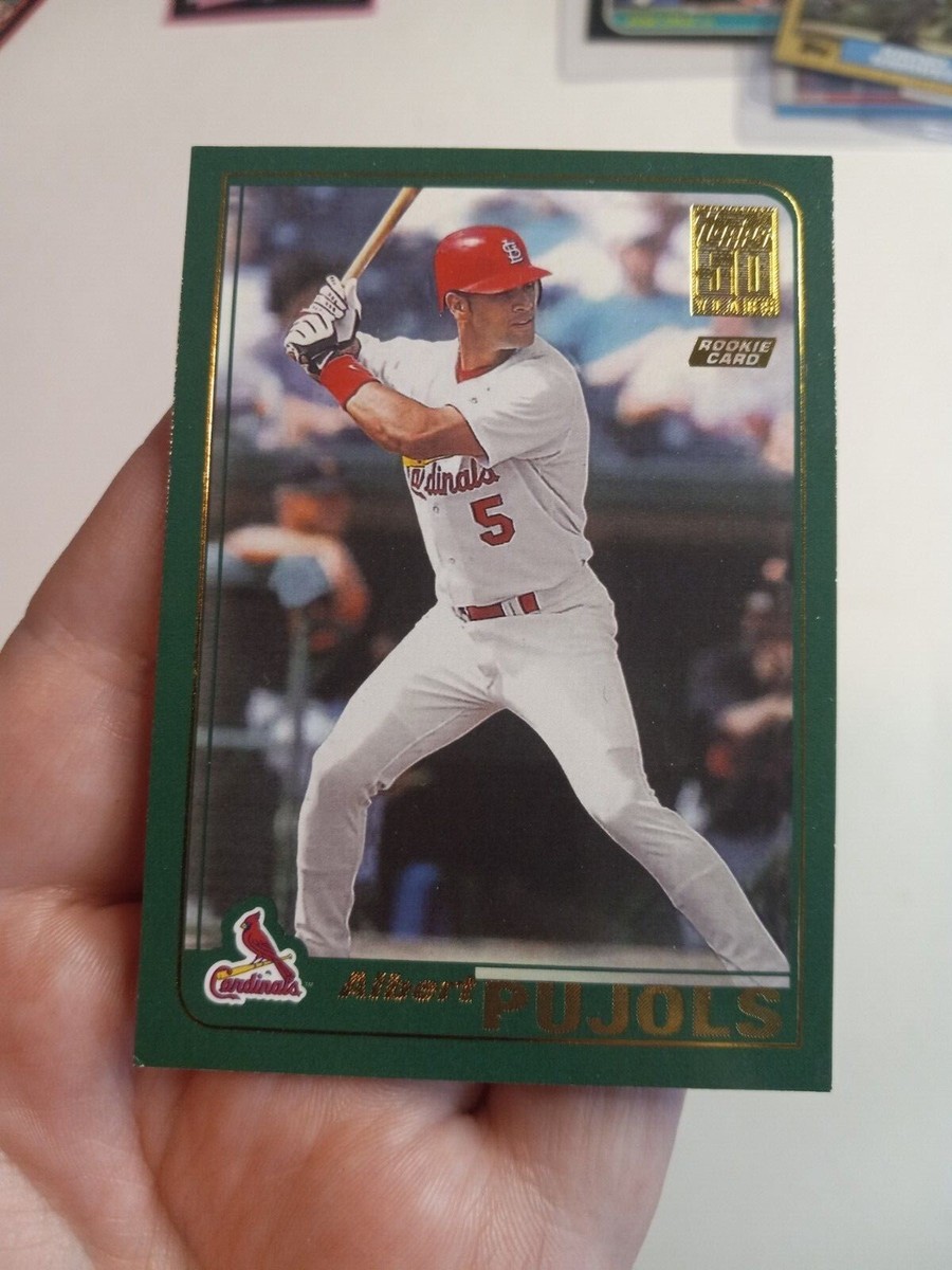 その他 Albert Pujols RC topps ALBERT PUJOLS 2016 Reprint 2001 Topps Rookie Card RC 2 WS