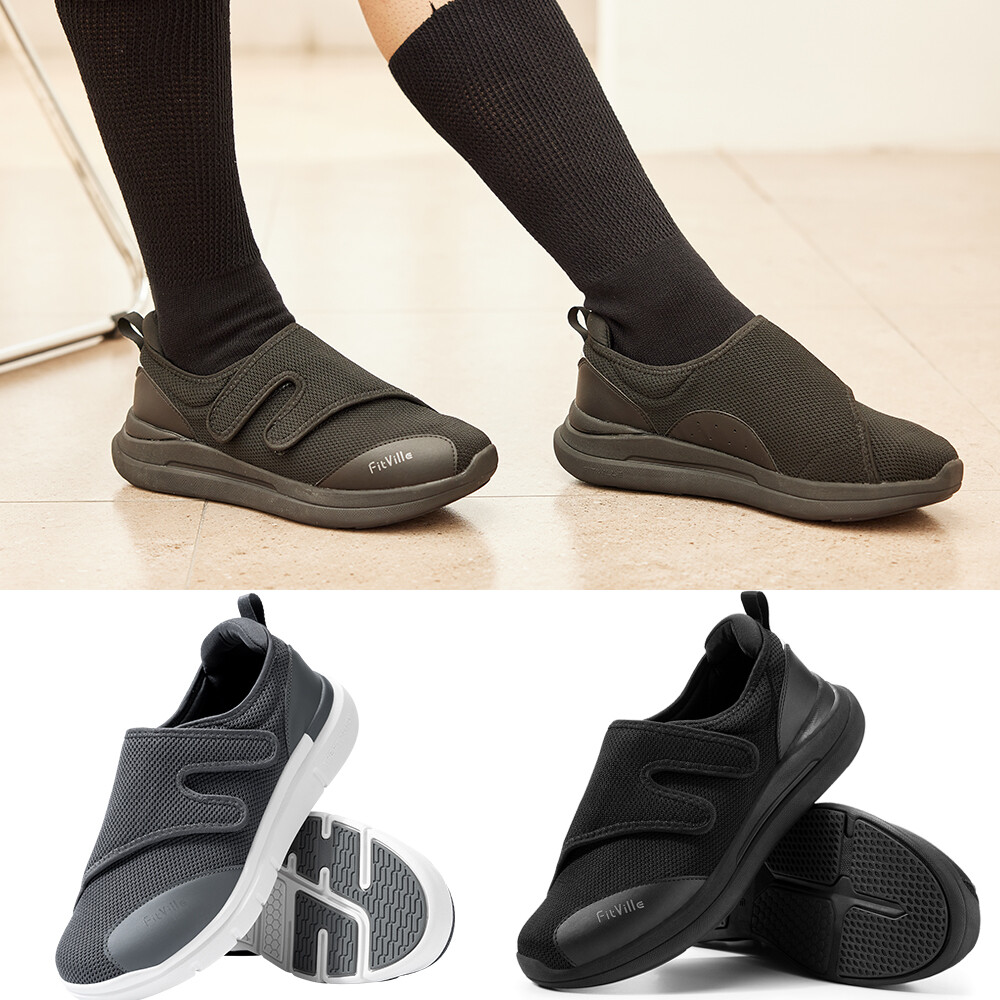 Diabetic Shoes Mens Ultra Wide Shoes FitVille Diabetic Shoes For