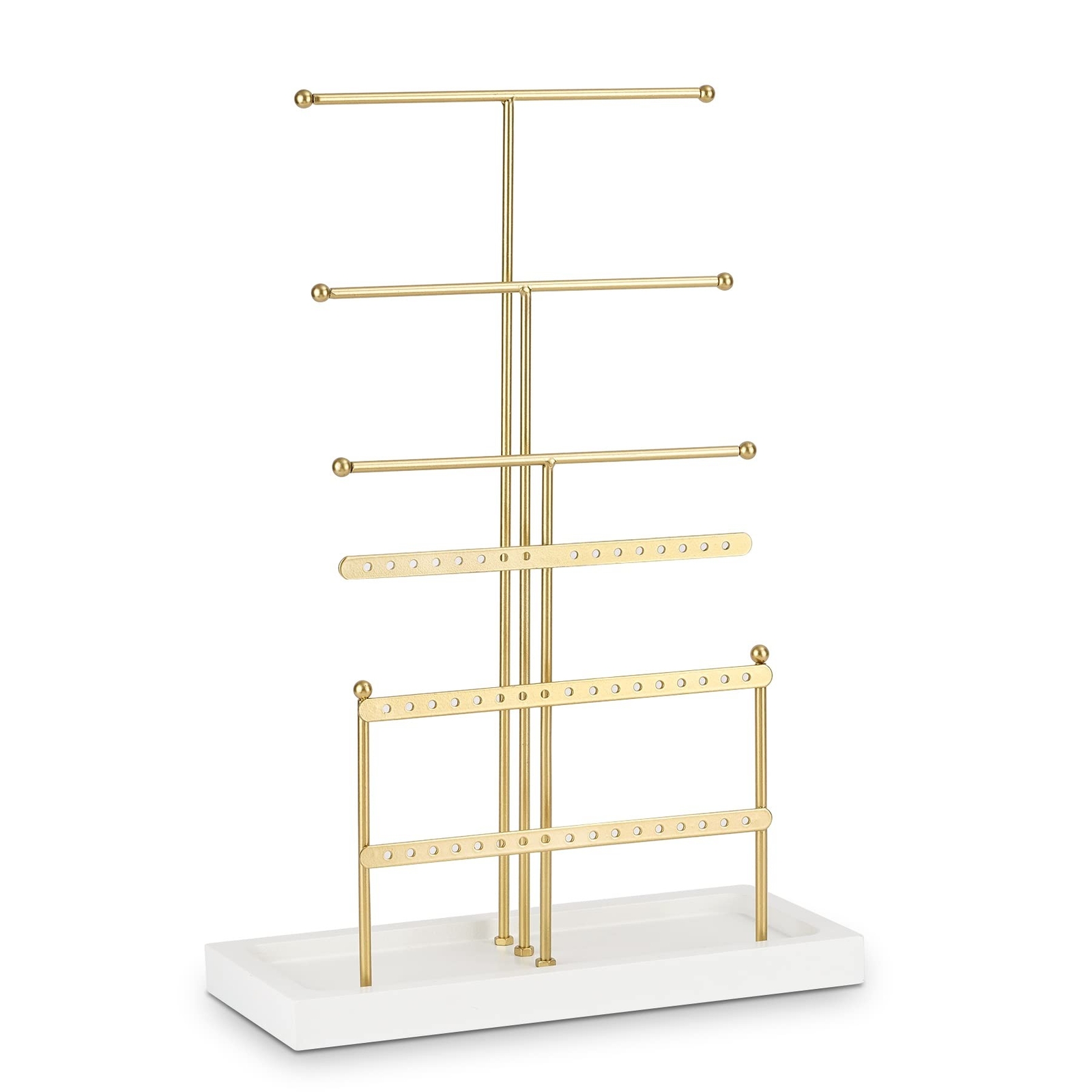 Jewelry Organizer Jewelry Holder, 6 Tier Earring Organizer Earring Holder Sta...-image
