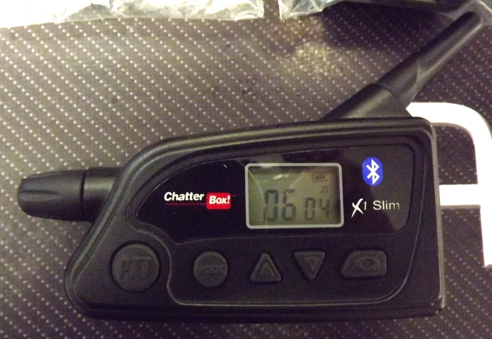 Chatterbox X1 Slim V2 1st Gen UNIVERSAL Motorcycle Helmet Bluetooth Communicator - Image 2 of 4