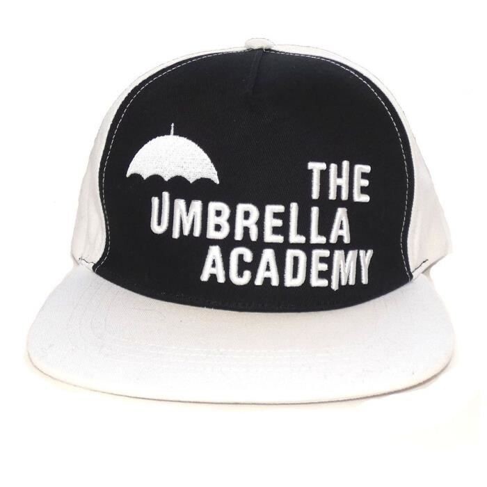 The Umbrella Academy Mono Logo Black White Snapback Cap UK