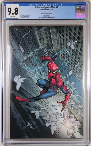 ULTIMATE SPIDER-MAN #1 (DAVID MARQUEZ 1:100 RATIO VIRGIN VARIANT) ~ CGC 9.8 NM/M