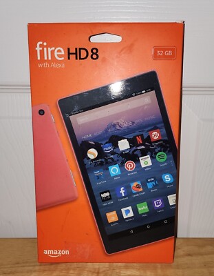 Amazon Fire HD 7th Generation 32GB 8 inch Alexa Tablet - Red (T2)