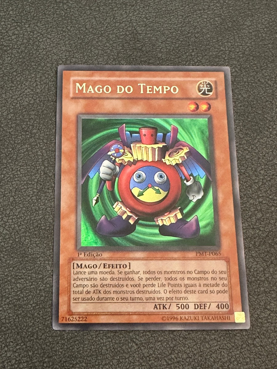 Yugioh Time Wizard MRD-065 PMT-P065 Ultra Rare PORTUGUESE 1st Ed